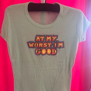 Vintage Glitter Baby Tee